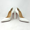 Christian Louboutin White Patent Leather Pump Heels
