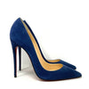Christian Louboutin So Kate 120 Navy Suede Leather Pump Heels 38 UK 5