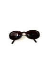 Cartier Paris Brown Small Rectangular Sunglasses