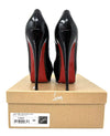 Christian Louboutin Lady Peep 150 Black Patent Leather Platform Heels 39 UK 6