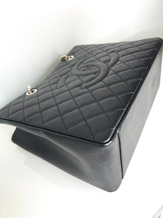 Chanel Large GST Black Caviar Leather Shopping Shoulder Bag