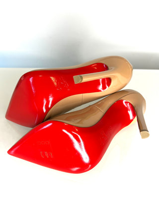 Christian Louboutin Pigalle 120 Nude Patent Leather Heels 40 UK7