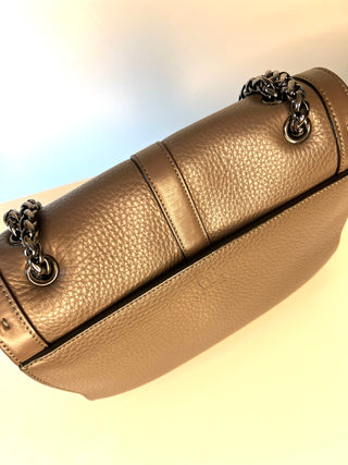 Christian Louboutin Sweet Charity Medium Grey Leather Shoulder Bag