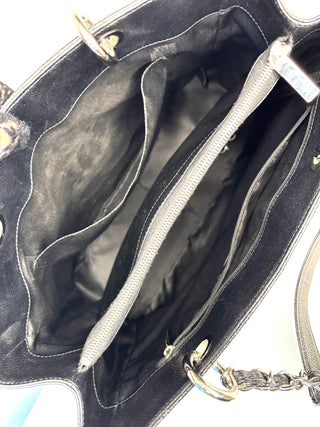 Chanel Preloved GST Grand Shopping Tote Black Caviar Luxe Shopper Bag