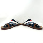 Christian Louboutin Multicolor Leather Flat Sandals 44 UK 10