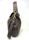 Gucci Brown Leather Large Handbag