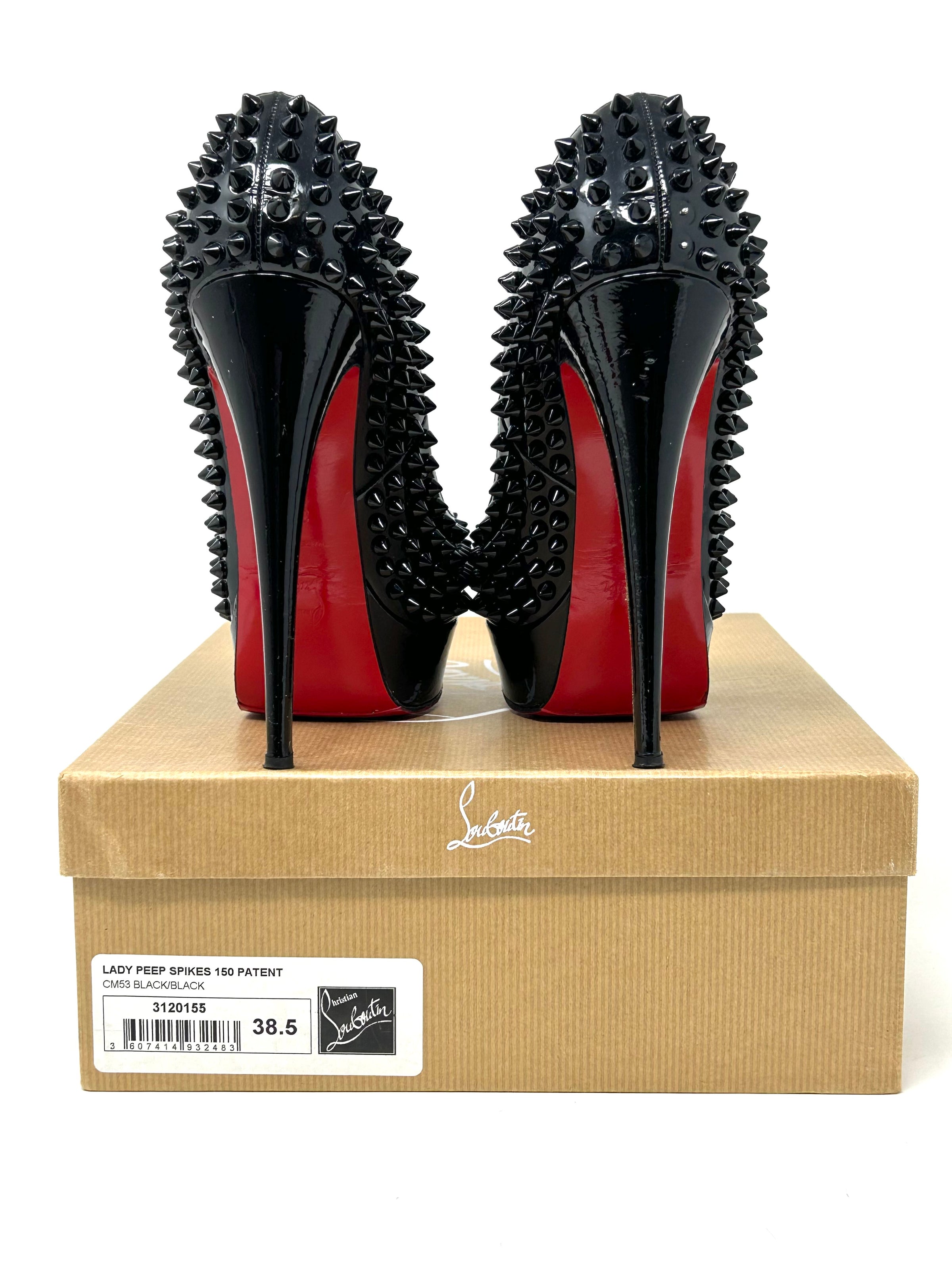 Louboutin lady deals peep spikes