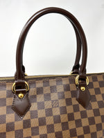 Louis Vuitton Saleya MM Brown Damier Ebene Coated Canvas Tote Bag