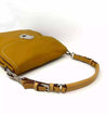 Prada Mustard Leather Flap Shoulder Bag