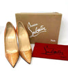 Christian Louboutin So Kate 120 Watersnake Rocaille Orange Pump Heels 38 UK 5