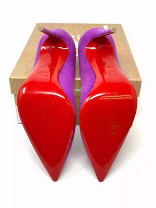 Christian Louboutin So Kate 120 Purple Suede Pump Heels 38 UK 5