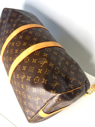 Louis Vuitton Preloved Keepall 45 Bandouliere Monogram Travel Bag