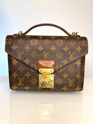 Louis Vuitton Vintage Monceau 28 LV Monogram Shoulder Bag