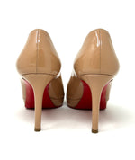 Christian Louboutin New Simple Pump 80 Nude Patent Leather Pump Heels 38.5 UK 5.5