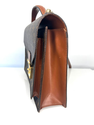 LOUIS VUITTON MONCEAU 28 VINTAGE MONOGRAM TOP-HANDLE & SHOULDER BAG