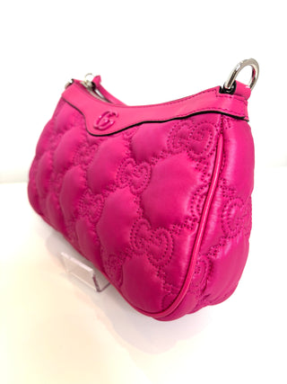 Gucci GG Matelasse Nylon/Leather Pink Crossbody/Shoulder Bag