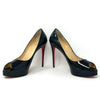 Christian Louboutin New Very Prive 120 Black Patent Leather Heels 40.5 UK 7.5