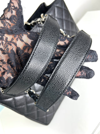 Chanel Large GST Black Caviar Leather Shopping Shoulder Bag