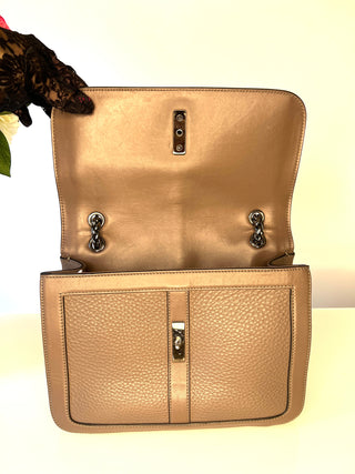 Christian Louboutin Sweet Charity Medium Grey Leather Shoulder Bag
