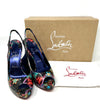 Christian Louboutin Hot Chick Sling Alta 120 Starlight Patent Leather Heels 41 UK 8