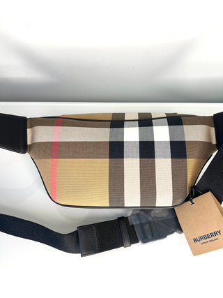Burberry Sonny Taupe Brown Belt Bum Bag