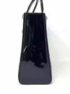 Christian Dior Lady Dior Large Black Patent Leather Cannage Bag