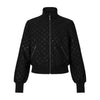 Louis Vuitton Black Monogram Embossed Zip Up Jacket 