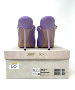 Jimmy Choo Bing 100 Wisteria Aurora Lilac Patent Leather Heels 42 UK 9