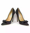 Jimmy Choo Maya Black Suede Pointed Toe Studded Heels 36 UK 3