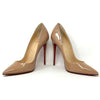 Christian Louboutin So Kate 120 Nude Patent Leather Pump Heels small 37 UK 4