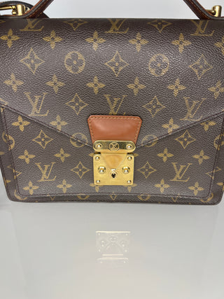 LOUIS VUITTON MONCEAU 28 VINTAGE MONOGRAM TOP-HANDLE & SHOULDER BAG