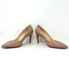 Christian Louboutin Pigalle 85 Nude Patent Leather Pump Heels 39.5 UK 6.5