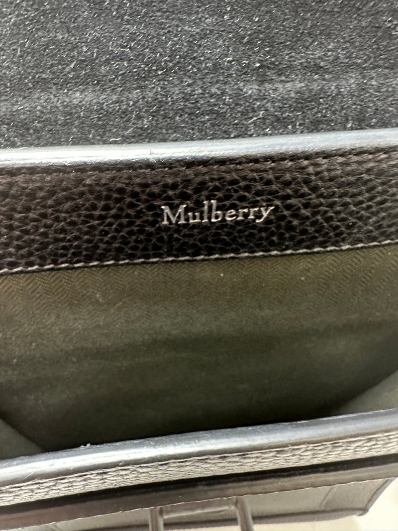 Chiltern Messenger Backpack in Black Grain Leather