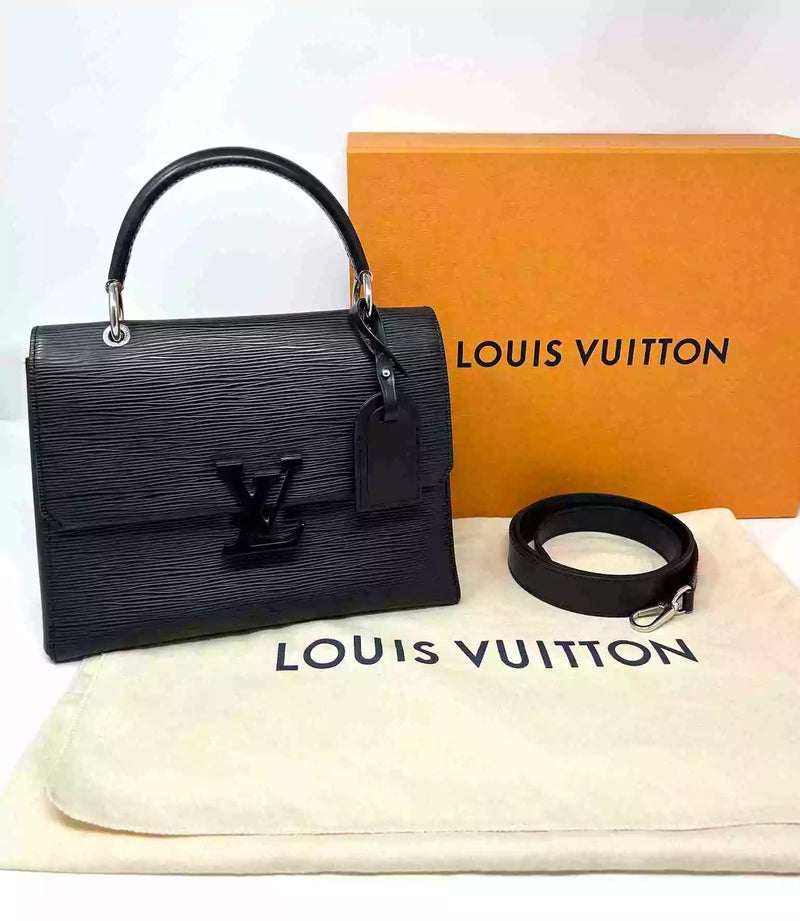 Louis Vuitton Grenelle PM Black Textured Epi Leather Handbag