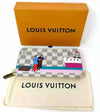 Louis Vuitton Damier Azur Transatlantic Illustre Canvas Zip Wallet