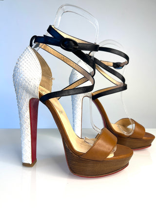 Christian Louboutin Summerissima 140 Strappy Platform Sandals – Size 37 UK 4