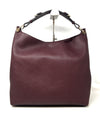 Mulberry Freya Oxblood Grainy Leather Hobo Handbag