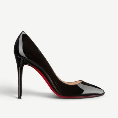 Louboutin pigalle 100 sales black