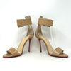 Christian Louboutin Blade Runana 100 Nude Leather Heel Sandals 38.5 UK 5.5