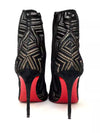 Christian Louboutin So Kate Black Mesh Lace Ankle Boots 39 UK 6