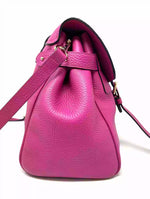 Mulberry Alexa Oversized Pink Heavy Grain Leather Satchel Bag