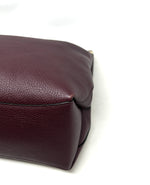 Mulberry Freya Oxblood Grainy Leather Hobo Handbag