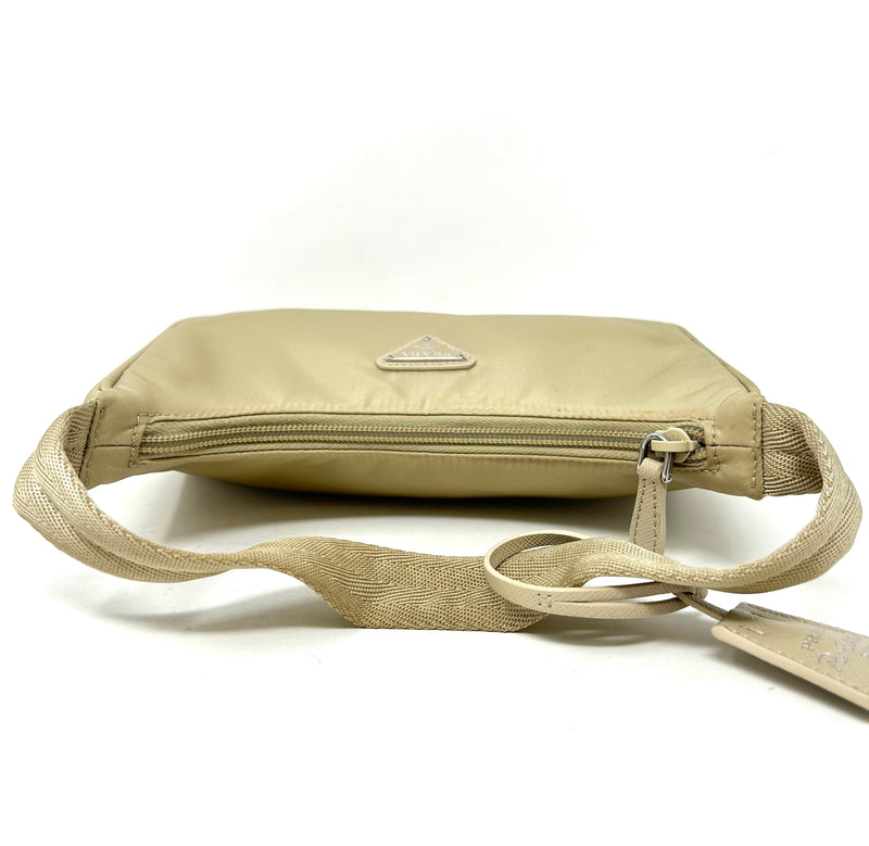 Prada Beige Nylon Mini Handbag