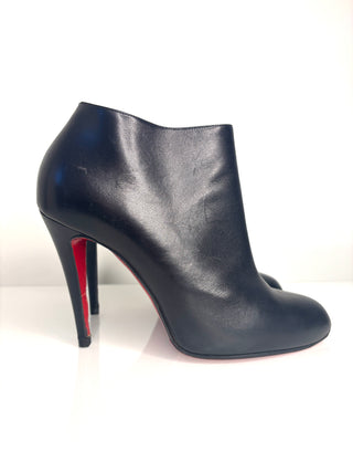 Christian Louboutin Preloved Belle 100 Black Booties 39.5 UK6.5