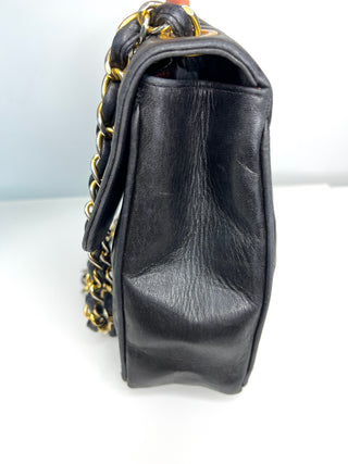 Vintage Chanel Black Vertical Quilted Jumbo Flap – Gold-Plated Hardware Shoulder Bag
