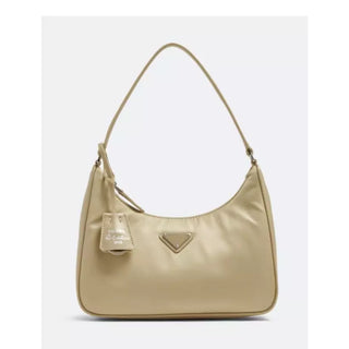 Prada Re-Edition 2000 Desert Beige Re-Nylon Mini Handbag