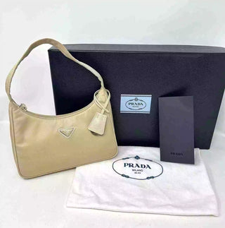 Prada Re-Edition 2000 Desert Beige Re-Nylon Mini Handbag