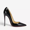 Christian Louboutin So Kate 120 Black Patent Pump Heels 37.5 UK 4.5