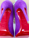 Christian Louboutin Purple Suede Pump Heels