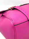 Mulberry Alexa Oversized Pink Heavy Grain Leather Satchel Bag